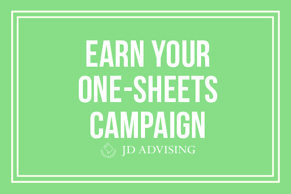 Earn Your One-Sheets