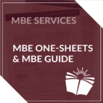 MBE One-Sheets and MBE Guide