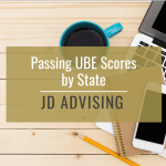 passing ube scores by state, minimum passing ube score, passing uniform bar exam score by jurisdiction