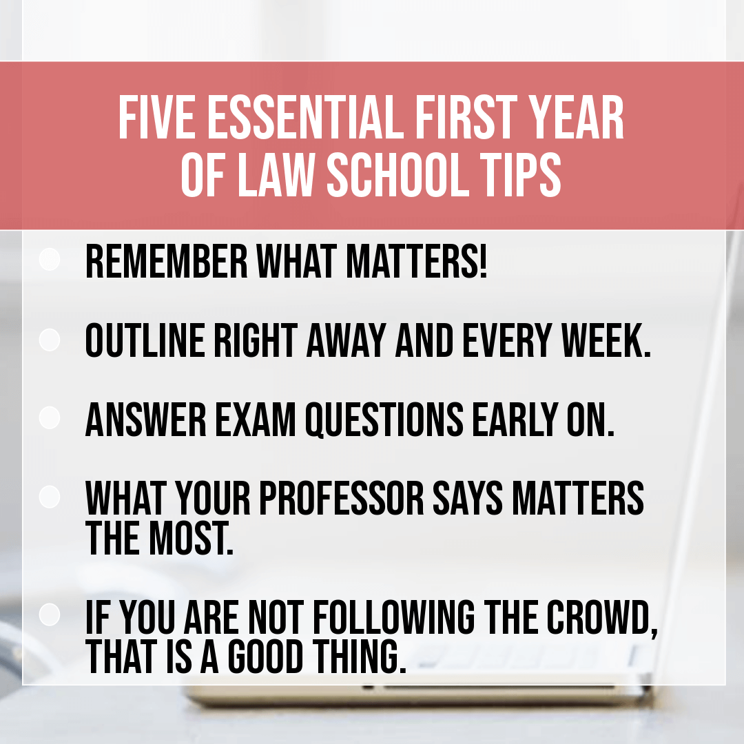 Five Essential First Year of Law School Tips—by the #1 Law Student - JD ...