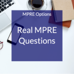Real MPRE Questions