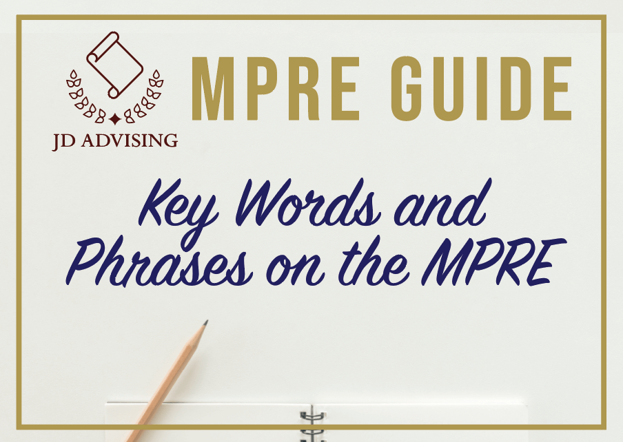 key words and phrases on the mpre