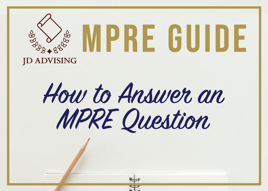 how to answer an mpre question