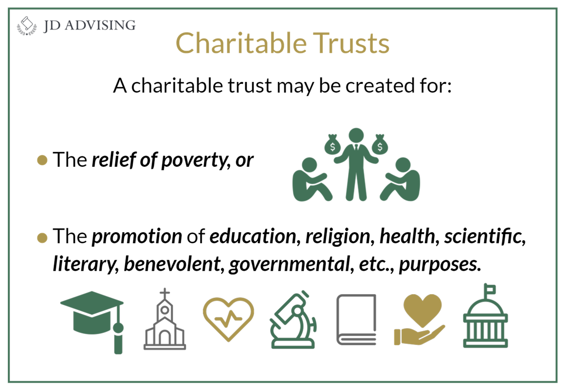 • Charitable trusts