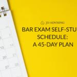 bar exam study schedule, bar exam self study schedule