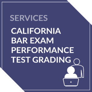 California Bar Exam Performance Test Grading