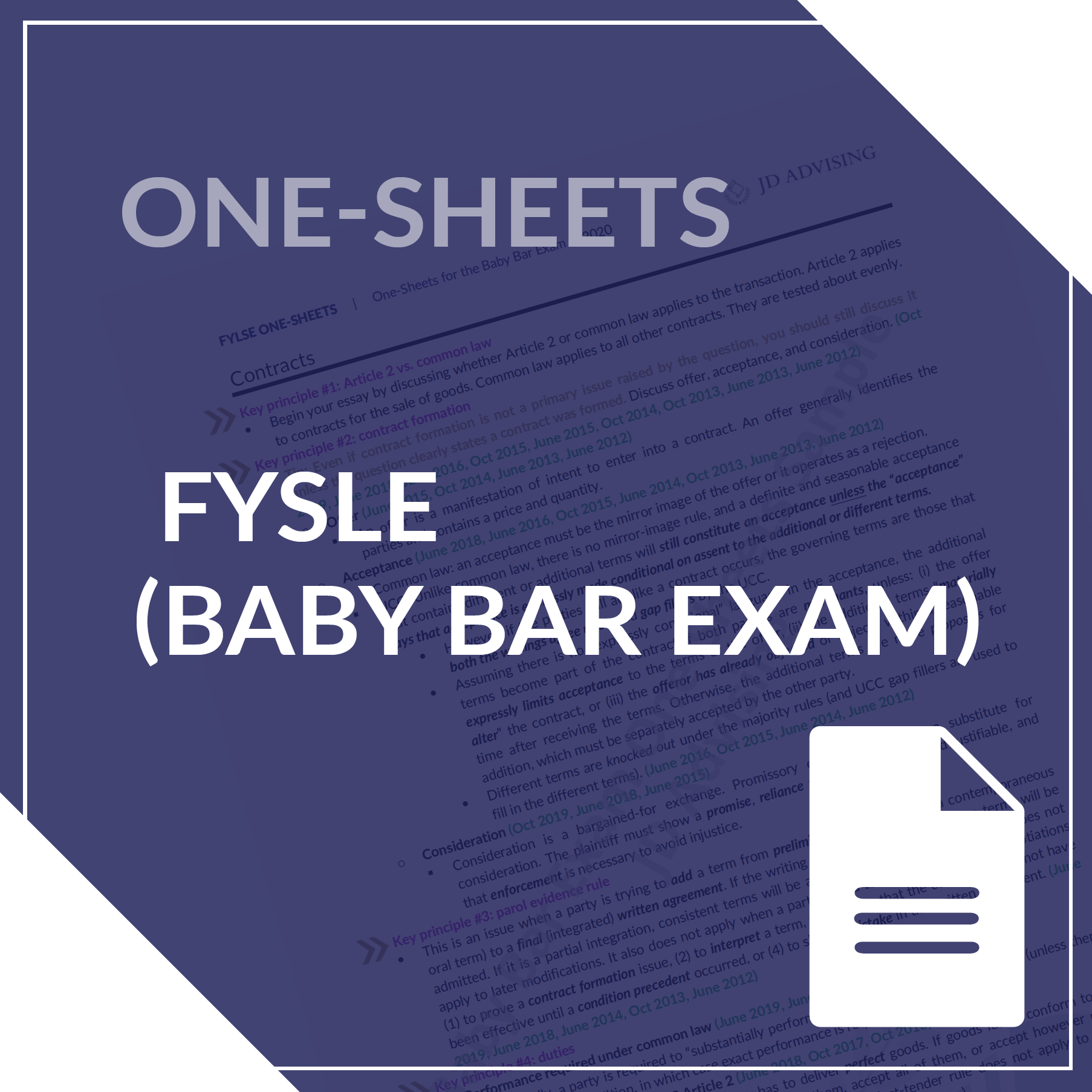 FYLSE One-Sheets