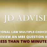 constitutional law mbe question, two minute mbe questions