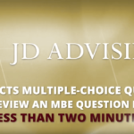contracts mbe question, two minute mbe series jd advising