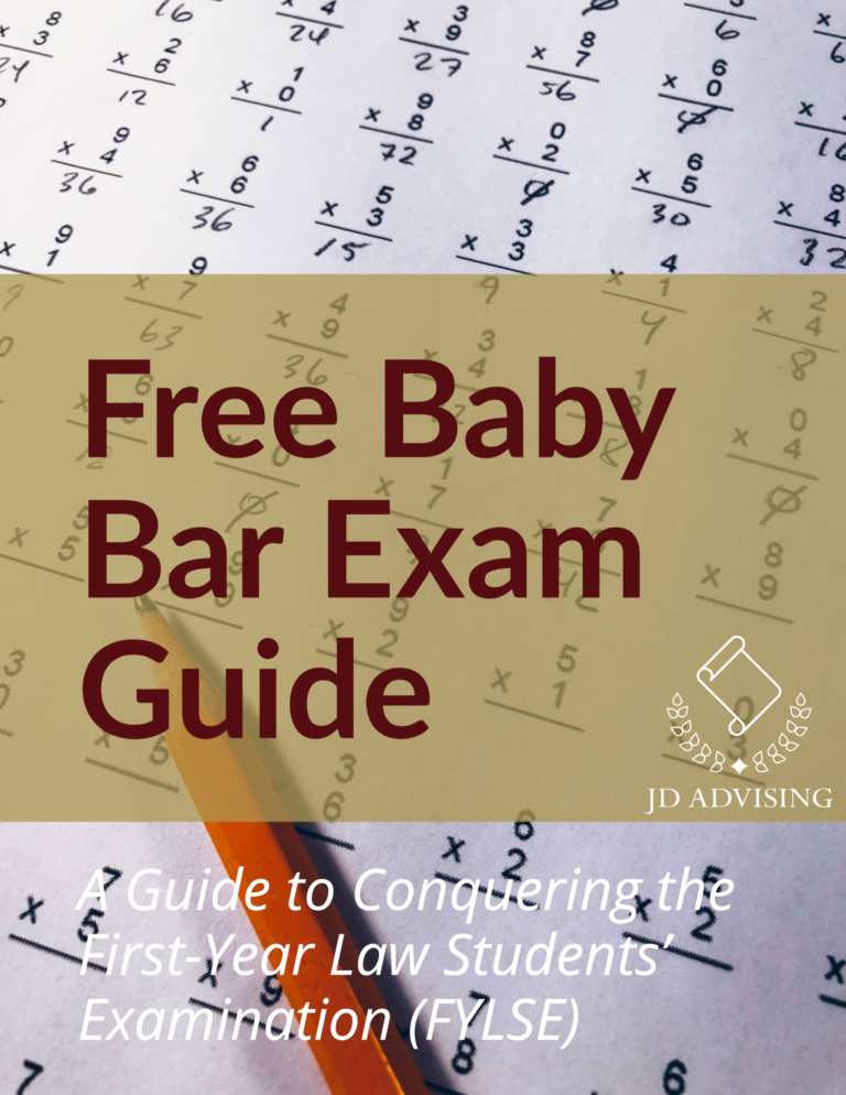 Free Baby Bar Exam Guide A Guide to Conquering the FirstYear Law