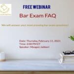 Bar Exam FAQ Webinar