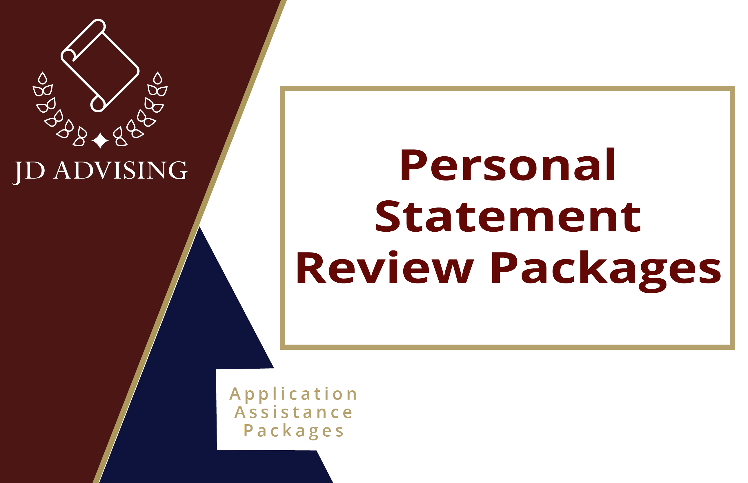 Personal Statement Review Packages