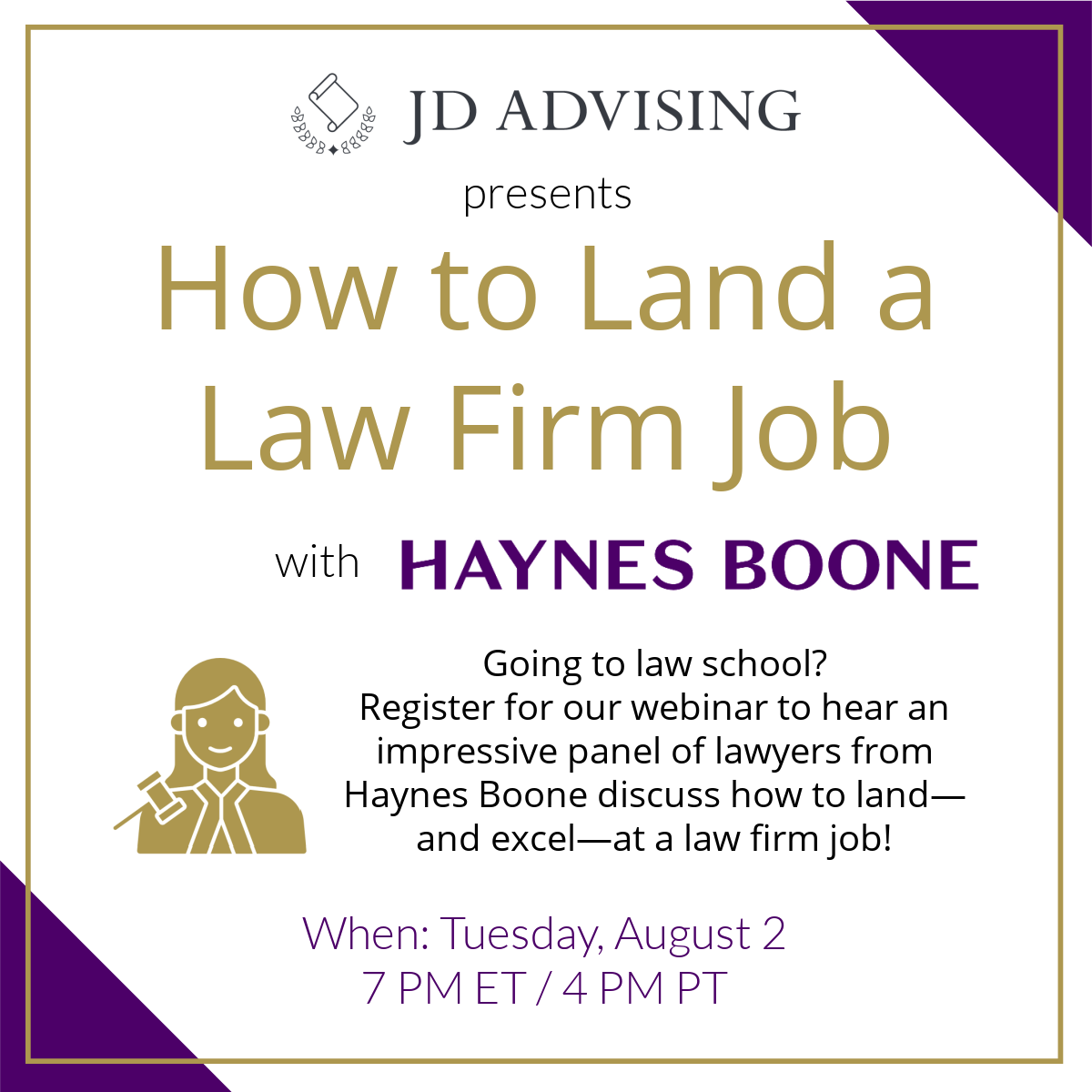 how to land a law firm job jd advising haynes boone