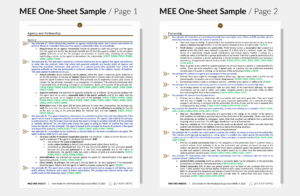 MEE One-Sheets — JD Advising