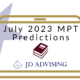 MPT predictions J23
