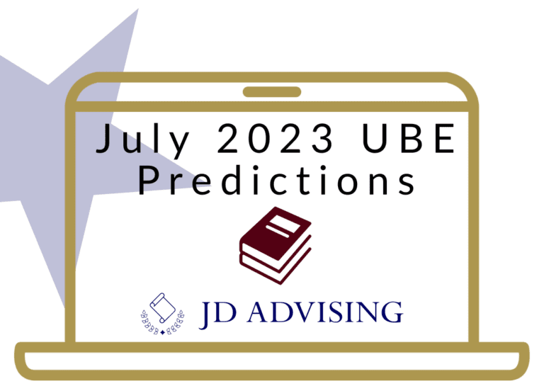 JD Advising’s July 2023 UBE Predictions JD Advising