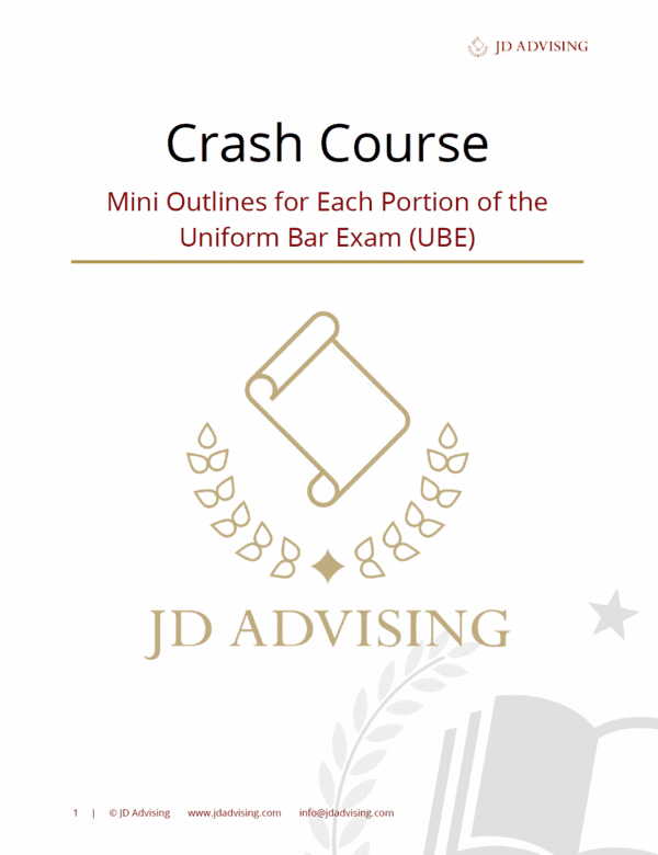 bar exam crash course cover